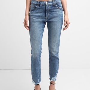 GAP HIGH RISE SLIM STRAIGHT JEANS